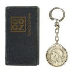 Key ring with pre-war five-dollar coin, Warmet (171)