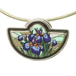 Iris necklace and clips from the Hommage à Claude Monet collection, Freywille, Vienna (174)