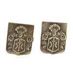 Cufflinks with the Ostoja coat of arms. Silver (181)
