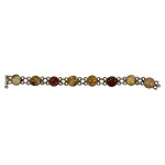 Bracelet with different colored agates, ORNO (186)
