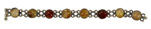 Bracelet with different colored agates, ORNO (186)