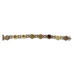 Bracelet with different colored agates, ORNO (186)