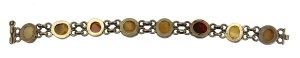 Bracelet with different colored agates, ORNO (186)