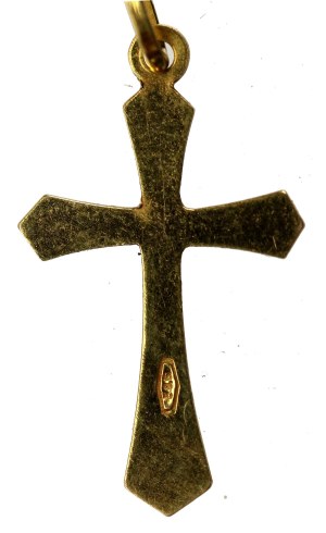 Cross pendant. Gold (201)