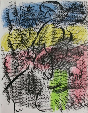 Marc Chagall (1887-1985), Kobieta z kozą(„XXe Siècle” no 34, 1970, Mourlot #608)