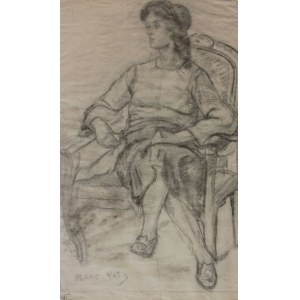Emmanuel Mané-Katz (1894-1962), Portret kobiety w fotelu
