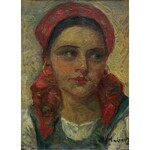 Salomon Meisner (1886-1942), Dziewczyna w czerwonej chuście