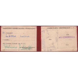 Togliatti, Palmiro (Genova, 26 marzo 1893 - Jalta, 21 agosto 1964) - Lama, Luciano (Gambettola, 14 ottobre 1921 - Roma, 31 maggio 1996)