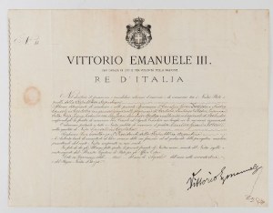 Vittorio Emanuele III , documenti autografi