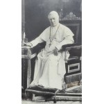 Pio X, Papa, fotografia autografata (testo in latino)
