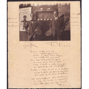 TRILUSSA , Guasta - foto e componimento autografi