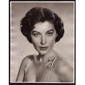 GARDNER, Ava - Fotografia autografata