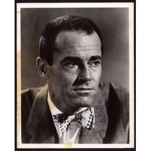 FONDA, Henry - Fotografia con autografo