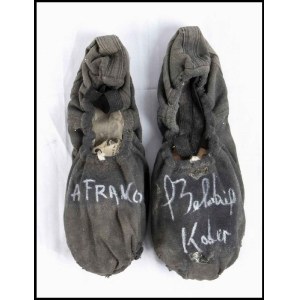 Belarbi, Kader (Grenoble, 18 novembre 1962) Signed dance shoes...