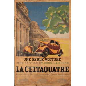 Renault LA CELTAQUATRE manifesto, 1930s