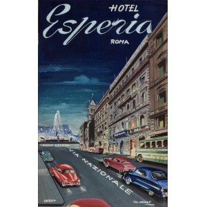 HOTEL ESPERIA - bozzetto pubblicitario