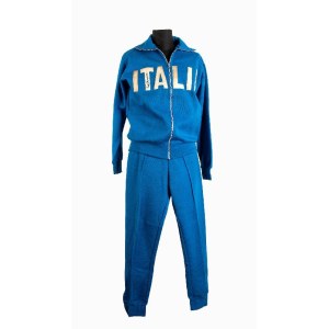 Football, Italy, 60s blue tracksuit, Rino Marchesi