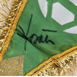 Football, Italy, World Cup Mexico 70 pennant with autographs