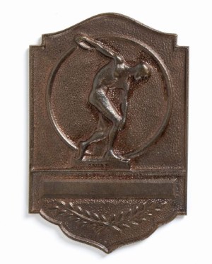 Olympics, London 1948, bronze plaque