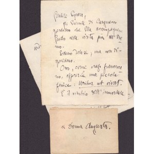 d'Annunzio Gabriele (Pescara, 12 marzo 1863 - Gardone Riviera, 1º marzo 1938)