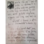 D'Annunzio, Gabriele - Lettera a Pasquinelli - 1932