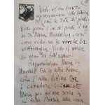 D'Annunzio, Gabriele - Lettera a Pasquinelli - 1932