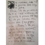 D'Annunzio, Gabriele - Lettera a Pasquinelli - 1932