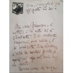 D'Annunzio, Gabriele - Lettera a Pasquinelli - 1932