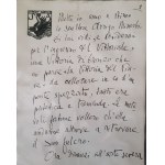 D'Annunzio, Gabriele - Lettera a Pasquinelli - 1932