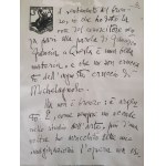 D'Annunzio, Gabriele - Lettera a Pasquinelli - 1932