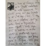 D'Annunzio, Gabriele - Lettera a Pasquinelli - 1932