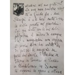 D'Annunzio, Gabriele - Lettera a Pasquinelli - 1932