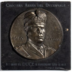 Crociera Aerea del Decennale - Placca commemorativa