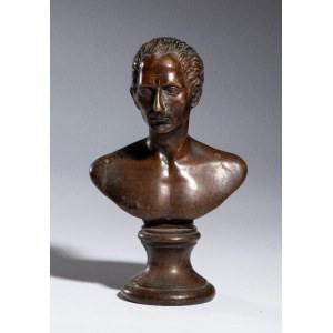Giulio Cesare, busto in bronzo, Grand Tour '800