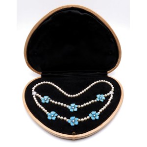 Jewellery - Collana formata da fili di perle coltivate con 6 e...