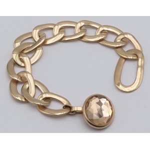 Jewellery - Bracciale in oro rosa con elemento chiusura sfacce...