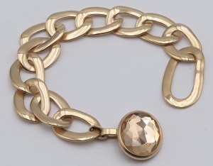 Jewellery - Rose gold bracelet with sfacce clasp element...