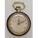 Jewellery - Yellow gold and colored enamel watch. gr.15.75...