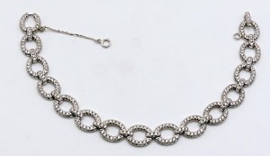 Jewellery - White gold bracelet and diamonds ct.4.00 approx. ...