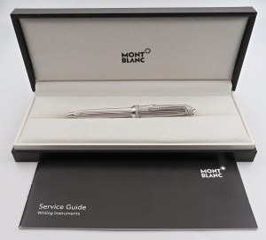 Jewellery - Ballpoint pen on MontBlanc purse base in gold...