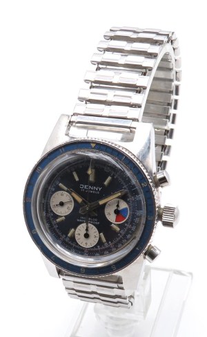 Ugly Ducklings - Vintage Watches - JENNY- Chronograph. Valjoux 72 movement with m-winding...