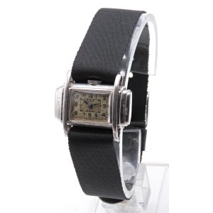 Ugly Ducklings - Vintage Watches - ANONIMO -Driver- Cassa cromata con misure 28x 23 m...