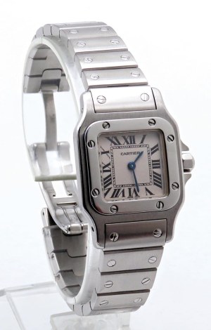 Watches - CARTIER. SANTOS GALBÈE Lady. Referenza 1565. Seria...
