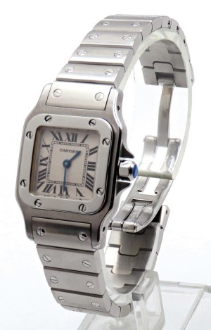 Watches - CARTIER. SANTOS GALBÈE Lady. Referenza 1565. Seria...