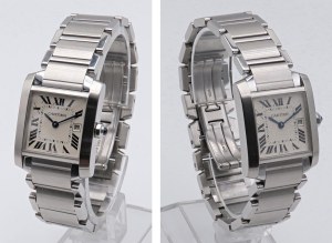 Watches - CARTIER. TANK FRANCAISE. Reference 2465. Serial 4...