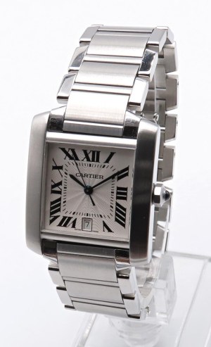 Watches - CARTIER. TANK FRANCAISE. Reference 2302. Serial 1...