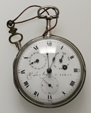Watches - CHALES LE ROY Silver case with a diameter of 55 ...