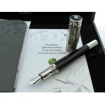 Pens - MONTBLANC. MONKEY. Fountain pen. Body made of re...