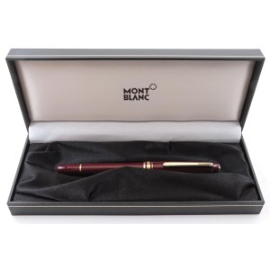 Pens - MONTBLANC. Penna a sfera. Corpo e cappuccio in res...