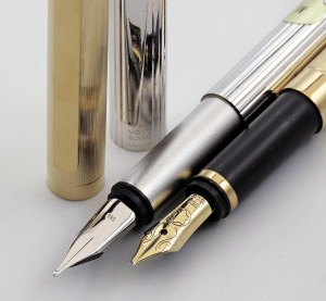 Pens - MONTBLANC. NOBLESSE. Lot of 2 fountain pens...